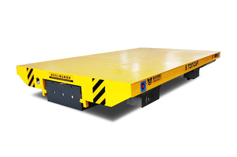 江西30噸鋼梁蓄電池電動(dòng)平車交付成功